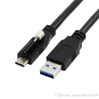 USB 3 1 Type-C male Locking Connector to Standard USB3 0 male Data Cable 1 283l