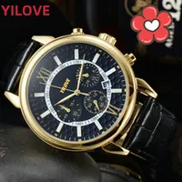 최고 품질의 남성 42mm 시계 전체 기능 스톱워치 패션 시계 남자 미션 디자이너 고급 쿼츠 수입 운동 Montre de Luxe Business Gift Wristwatches
