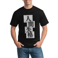 T-shirt maschile Dazai Osamu non più umano Bungou Stray Dogs BSD HOBICO HARAJUKU T-SHIRT STAMPA