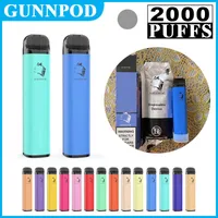 vp gunnpod vape 펜 일회용 전자 담배 1250mAh 20 색 8ml 포드 2000 퍼프 도매 vape vs bang xxl duo esco
