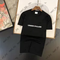 2021 Lato Najnowszy Paryż Designer Odzież męska Klasyczna List Drukowanie Koszulki Moda T Shirt Casual Unsex Cotton Tops Tee