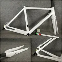2021 Matte Glossy C64 Bike Carbon Bike Frame in fibra di carbonio Full Fibre Framest Bhite Color White With Black Logo248J