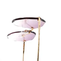 2021 Новые Framels Солнцезащитные очки Женская Резака EE Ocean Trend Мода Стекло Полигон Металлические Солнцезащитные Солнцезащитные