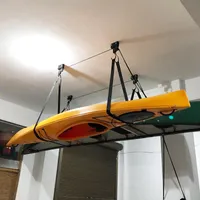 Vlotten/opblaasbare boten kajak lift hangende poeliesysteem plafondrek garagemontage voor fiets paddleboard kano boot accessoires rafts/inflat
