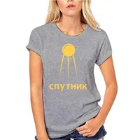 القمصان للرجال Sputnik الرجعية الاتحاد السوفيتي T Shirt الأساسي مصمم الحداثة الحجم S-3XL أحرف الربيع الخريف القطن