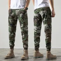 Pantalon pour hommes créateurs de mode jeans jeans de cargaison décontractée camouflage camouflage pantalon harem militaire joggers hip hop pantalones hombremen's