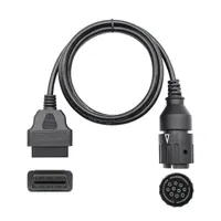 For BMW ICOM Cable ICOM-D Motorcycles 10 Pin Adaptor 10Pin To 16Pin OBD2 OBDII Diagnostic Cable I-COM A2 tool cables