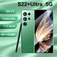S22 Ultra Celular Global Version 5G Smartphone 16GB 1TB ROM 7.3 بوصة 4G الهواتف المحمولة Andriod غير مقفلة Celulares 7300MAH هواتف