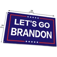 NEW Lets Go Brandon Flag 90 150cm Outdoor Indoor Small Garden Flags- FJB Single-Stitched-Polyester With Brass Grommets243j