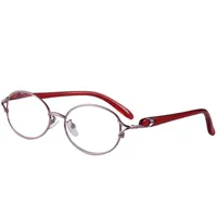النظارات الشمسية Vazrobe Women Reading Glasses 100 150 200 250 300 350 400 Oval Prickles for Ladies Eyeglasses Framessunglasses