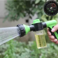 TOOLSAY Garden Spray Water Gun Foam Sprayer Hose Nozzle High Pressure Sprinkler for Watering Plants Lawn Car Wash Showering Pet 220615