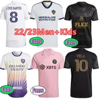 2022 2023 LAFC Soccer Jerseys 10# Vela 11# Bale Fans Player Version Inter Miami Beckham Men's La Galaxy Chicharito Higuain Los Angeles FC 22