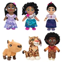 أنيمي Encanto Plush Toys Cartoon Girl Plush Toy 18-25cm Abuela Alma Isabela Madrigal Kawaii Soft Stuffed Doll Dolling Hompts