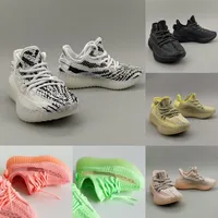 V2 Kids Running Shoes Static Zebra Infant Cream Beluga Beluga Sapatos Esportivos Treinadores de Criança menino menina menina Criação de menina Sneakers262t