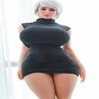Recién 158 cm Fat Body Super Big Boobs Big Buttlocks Ass Silicone Sex Doll para hombre Adulto Sexy 3 Aperturas Amor Molls Adult Mastu216d
