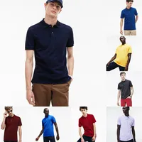 Mens Polos T Shirts Mans French Brands Polo Homme 여름 셔츠 자수 Tshirts Street Trend Shirt Top Tees 고품질 300U