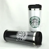 Starbucks Cups 14oz 420ml Stainless Steel Mug Flexible Cups Coffee Tumblers Mug Tea Travelling Mugs Tea Wine Cups 592 E3