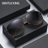 Солнцезащитные очки король сплав рамки поляризованные мужчины женские модные классический дизайн UV400.