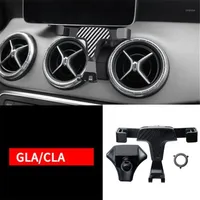 Car Air Vent Power Socket Mount Rotating Mobile Phone Holder for GLA GLC CLA C Class C-Class Aluminum Alloy Stand1250F