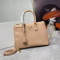 Authentic Original Quality Designer Bag Milano Large Saffiano Retro Tote Fashion Messenger Handbags in Genuine Leather Women Man
