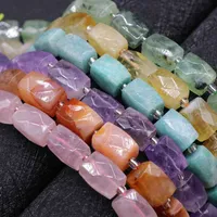 Kristallquadrat Säulen geschnitten Kristalleimer Perlen DIY Handarmband Halskette Zubehör Neue Materialien