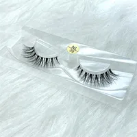 False Eyelashes Short Mink Lashes 3D Invisible Band Natural Black Eyelash Full Strip Cilios Posticos Reusable