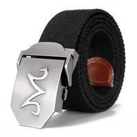 Majin Buu Belt 3D Letter Canvas Belt Men Women Luxury Military Tactical Belts Cash Belt Drop 220614