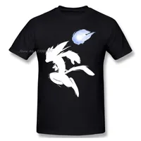 القمصان الخاصة بالرجال anime ori و Will of Wisps Platform-Getture Metroidvania Game T-Shirt Run Away Pure Cotton Tees Harajuku tshirt