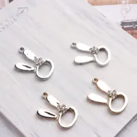 Charms MRHUANG 10pcs/lot 19 11mm Gold-Color Silver-Color Pendant Fashion Jewelry Accessories For DIY Craft1