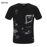 D2 Phantom Turtle SS Mens Designer T-shirt italien Fashion Tshirts Summer Modèle T-shirt mâle de haute qualité 100% ZGA DSQUARDS DSQ2470