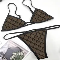 Seksi Üçgen Beach Bra Set Klasik Mektuplar Dantel Mayo Kadınlar için Siyah Pembe Tül Nakış iç çamaşırı iç çamaşırı bölünmüş bikinis337d