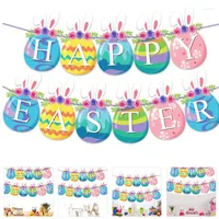 Party Decoration 1pc Easter Banner Household Office Colorful BannerParty PartyParty