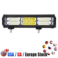 AC12-24V LED-strålkastare Bar 288W 23040lm Offroad dimma Ljus Kör Bilbelysning med Spot Flood Combo Beam Waterproof LED-arbetsbelysning för lastbilsbåt usalight