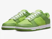 Buy Grade school Dunks Low Green White shoes for sale Slippers 2022 top quality kids men women casual shoes store size 36-45