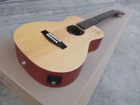 36 inch akoestische gitaar houten spar massief bord mahonie zwarte fis eq