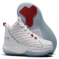 12020 Новый CP3 XII Крис Пол 12 Начал черно -красные белые баскетбольные туфли для Mens Kids Fans 12s Cheap Sports SNE239B