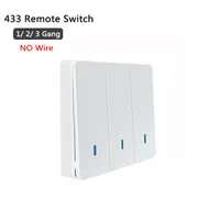 Smart Home Control AllBEAI 433MHz fjärrkontroll Trådlös switch för Sonoff T1 EU UK 4CH Pro R3 RF 433.92MHz Light
