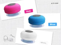 Moda Bluetooth Hoparlör Su geçirmez Kablosuz Duş Eller serbest Mikrofon Emme Chuck Hoparlör Oto Hoparlör Taşınabilir Mini MP3 Süper Bass Alma