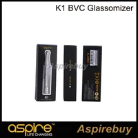 Aspire K1 BVC Glassomizer Aspire K1 BVC atomizador vertical bobina vertical Clearomizer Aspire K1 BVC Clearomizer 1.5ml K1 Glass Tank DHL