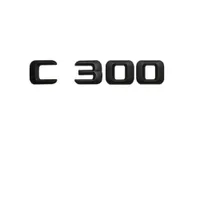 Black Number Letters Car Trunk Emblem Sticker for Mercedes Benz C Class 300