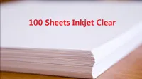 Emplacement Emplacement: USA Livraison rapide 20/100 feuilles A4 Imprimante à jet d'encre Slipple Decal Papier TRANSPLIDE TRANSPARENT CLEAR