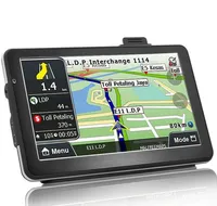 7 인치 휴대용 자동차 GPS 718N HD 800 * 480 네비게이션 시스템 블루투스 AVIN 용량 스크린 FM 8GB / 256MB 차량 트럭 GPS지도 가이드