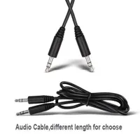 100 шт. / лот дешевые черный 50 см 70 см 100 см 3.5 мм между мужчинами аудио адаптер кабель 3.5 мм для Mp3 / 4 мобильный телефон