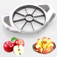 熱い販売のステンレス鋼のアップルコーラーカットりんごのコーラースライサー簡単カッターカットフルーツナイフカッターTOP71