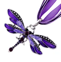 Ожерелья с подвесками Новые модные ожерелья Ретро Кристалл Rhinestone Mix Бабочка Слон Кулон Заявление Ожерелья