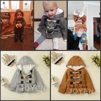 새로운 베이비 보이 자켓 겨울 의류 2 색 겉옷 코트 코튼 두꺼운 아이 의류 후드와 아동 의류