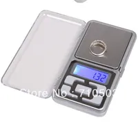 15 unids / lote bolsillo de alta calidad de peso electrónico electrónico LCD Digital joyería de diamante escala escala 0.01 g x 200 g con caja al por menor