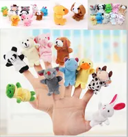 1000 adet / grup DHL Fedex Kadife Peluş Parmak Kuklaları Hayvan kuklaları Oyuncaklar parmak kukla Çocuk Bebek Sevimli Oyun Hikayesi (Çeşitli Hayvanlar