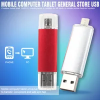 2020 Nouveau lecteur flash USB OTG 4GB 8GB 16 Go de Smartphone Pendrive Pendrive Pendrive OTG USB Stick Storage externe Tablet PC USB 2.0