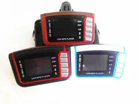 1.8インチCSTN CAR MP3 MP4 PLAYER FMトランスミッターステレオワイヤレス1.8 LCD SD MMC赤外線リモートのマルチランゲージ
